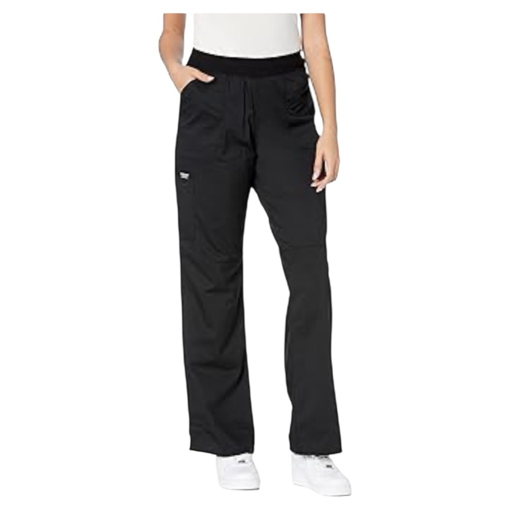 Cherokee Black Women's Work Wear Scrub Pants.